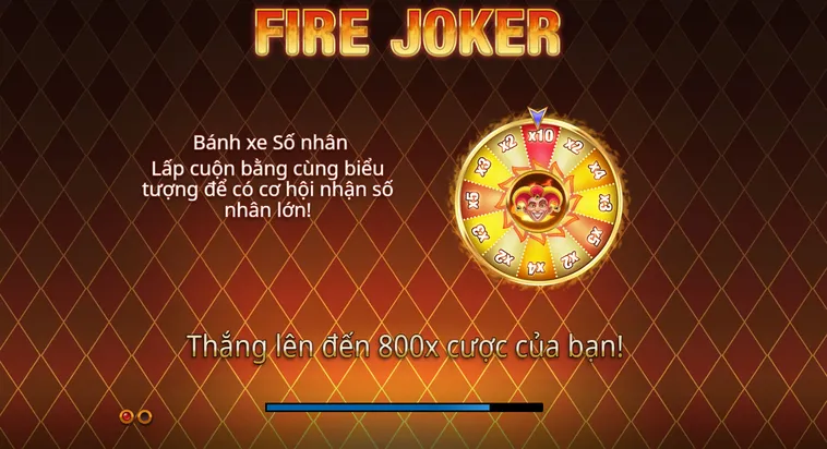 Bùng Nổ Cảm Xúc Cùng Slot Game Fire Joker Tại BomWin Với Hệ Số Nhân Vàng