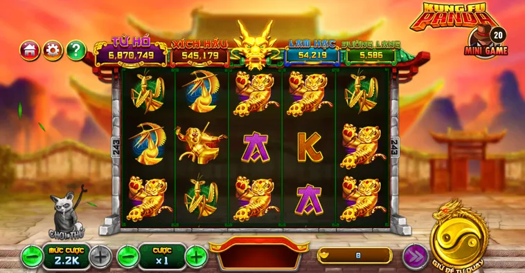 Chinh Phục Đỉnh Cao Slot Game Kung Fu Panda Tại BomWin Cùng Chiến Thần