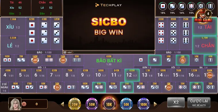 Thử Thách Vận May Cùng Sicbo BigWin Tại BomWin Đỉnh Cao Nhất Hiện Nay